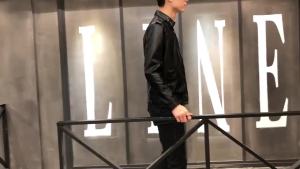 Soft leather mens coat fashion handsome clothes top thin single mens leather jacket/ men jackets jacket 男 软皮男式外套时尚帅气衣服上衣单薄男式皮夹克/Pakaian cantik kulit lembut pakaian kacak kulit tunggal lelaki atas jaket kulit tunggal lelaki