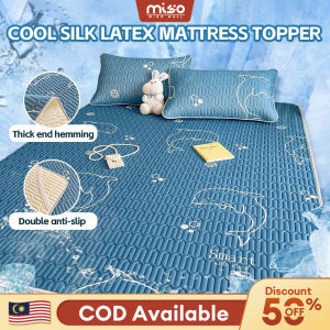 MISO 3IN1/ 2IN1 Latex Mattress Tilam Single/Queen/King Cooling Mattress Topper Cooling Tikar Sumner Bed Mat