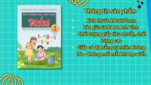 Sách - Bồi Dưỡng Học Sinh Giỏi Toán Lớp 1 - Biên soạn theo chương trình GDPT mới - ndbooks