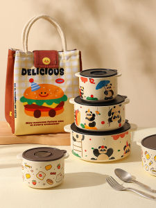 Bát Đựng Cơm Bằng Gốm Sứ Có Nắp Giữ Nhiệt Độ Cao Nồi Cơm Điện Hộp Đựng Thức Ăn Trưa Cho Nhân Viên Văn Phòng Và Học Sinh Bát Đựng Súp Hộp Đựng Trái Cây