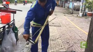 Dao dóc mía Gọt Dứa 2 lưỡi siêu sắc bén