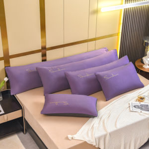 High Quality Bed Sleep Simplicity Embroidery Skin Friendly Long Pillow Case for Body Pillow