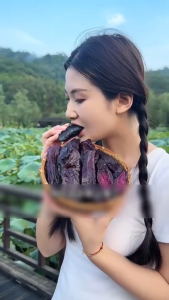 BUY 1 GET 1 Soft Dried Purple Sweet Potato Healthy Vegan Snack No Preservatives Gluten-Free