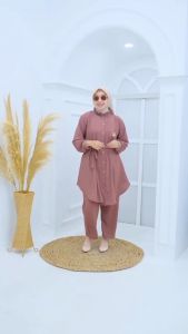 Setelan Wanita Terbaru One Set Crinkle Premium