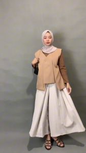 Hanny Vest Outer: Rompi Wanita Oversize & Stylish Atasan Luaran