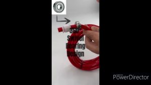 Crossfit Heavy Bearing Skipping Rope Aluminium Handle Bold PVC Rope Jump Rope with Bag
