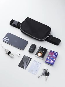 【24 hours shipping】Sports Waist Bag for Women Yoga Bag Nylon Chest Bag Running Waist Belt Bag kf182 Crossbody Chest Gym Bag For Men And Women