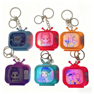 Witch Squad Anime Peripheral K Pop Demon Hunters Keychain Luminous Night Light Decoration Kid Gift Doll Bag Hanging Ornament