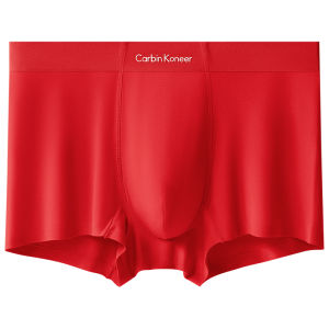 CarbinKoneer | กางเกงชั้นในสั้นสีแดงสำหรับผู้ชาย ปีม้า