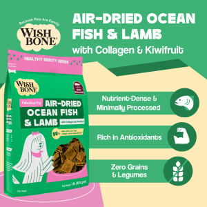 Wishbone Air-Dried Ocean Fish & Lamb 454g New Zealand Dry Dog Food