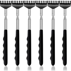 [8.3-22.8" Extendable Back Scratcher] Portable Telescopic Back Scratcher - Stainless Steel Extendable  Comfort Grip Handle