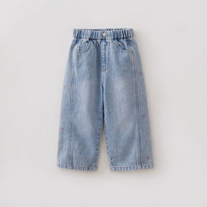 Marc&Janie | Cotton Comfort Wide Leg Denim Pants