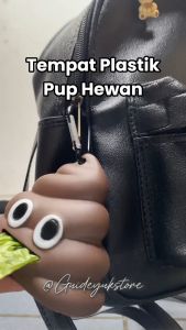 Pet Poop Dispenser Bag For Dog and Cat Waste Bags Portable Dog Poop Dispenser Holder / Wadah Penampung Plastik Kotoran