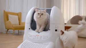 Smart Pets Meow Ultra Automatic Smart Cat Toilet (Large Size & Self-Cleaning)