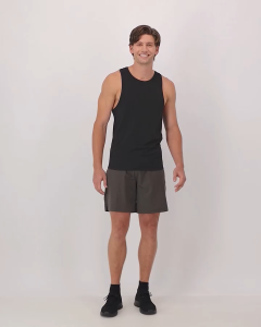 Quần lót đùi tập luyện Hanes Mens Moves Workout Boxer Brief Liner & Total Support Pouch Moisture-Wicking Shorts