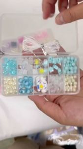 Ivorybaby Sanrio Diy Gelang Manik Set Beads Mainan Edukasi Kreatifitas Anak Meronce Gelang