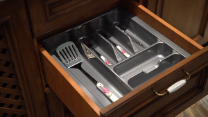 SOFTHOME Spoon Organizer Cutlery Organizer Flatware Storage Utensils Organizer Drawer Pull Out Kit