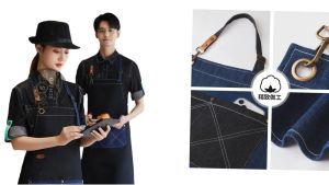 apron serbaguna celemek masak dapur dan resto dengan saku dan tali variasi kulit