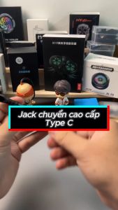 Jack chuyển cao cấp chuyển từ cổng sạc Type C sang cổng sạc Type C và cổng tai nghe 3.5mm - Sạc nhanh 60W - Âm thanh DAC