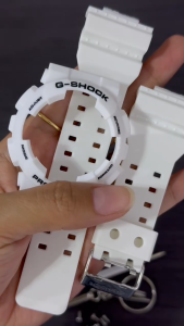 Watch Strap Replacement For G-Sh0ck GA-100 GA-110 GA-120 GA-140 GD-100 GD-120 GD-140 - Matte White