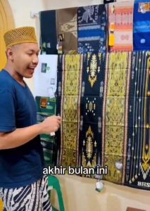 PROMO TERMURAH!!! sarung BHS pria  classic songket terbaru elegant dan halus