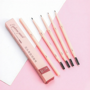 Double Headed Durable Smudge Proof Automatic Rotating Eyebrow Pencil