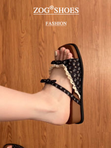 ZOG | Floral Lace Edge Womens Summer Slipper