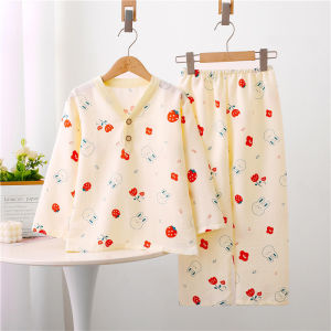 JIFANPAUL | Childs Long Sleeve Cotton Pajamas for Girls and Boys