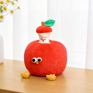 QIAOSHANG | Gối Đồ Chơi Bông Hình Chick Táo Dễ Thương