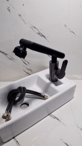 Vòi Lavabo nóng lạnh đầu xoay thông minh 720 độ linh hoạt 2 chế độ xả tiện lợi