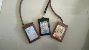 Id Card Holder Name Tag Double Magnet Kulit: Aksesori Bisnis yang Profesional