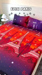 SPREI MOTIF PARIS NIGHT UK 180 x 200 KING & 120X200 SINGLE / SPREI PARIS NIGHT
