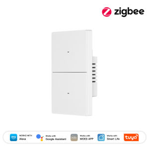 MOES | Công Tắc Đèn Tường Thông Minh MOES Tuya Zigbee Star Grand Series US Nút Nhấn Điều Khiển Từ Xa Bằng Ứng Dụng Điều Khiển Bằng Giọng Nói Tương Thích Với Alexa Và Google Home