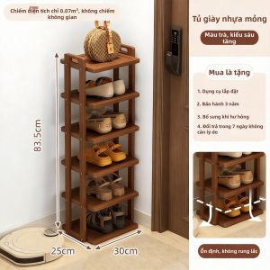 TUOJUE | Giá Đỡ Giày Tiết Kiệm Không Gian Phong Cách Retro