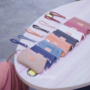 AQILALOVA Naura Dompet Wanita Pouch Kunci & Handphone