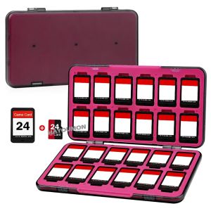 24 IN 1 Magnetic 3D Cartridge Holder For NS2 Switch 2 Game Card Case With Soft Game Card Slots for Switch/Lite/OLED Accessories