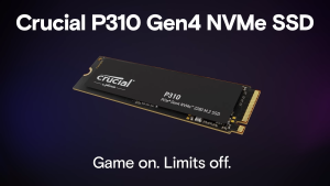 Crucial 500GB P310 PCIe Gen4 NVMe M.2 โซลิดสเตทไดรฟ์