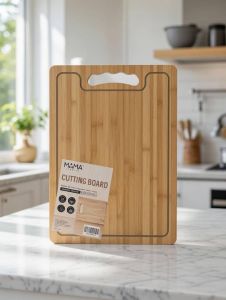 WOODEN CUTTING BOARD 34cm x 24cm | 0.8cm THICK FOOD SAFE CHOPPING BOARD 7