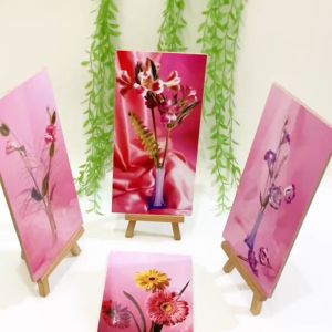 HIASAN DINDING BUNGA TEMA PINK LUCU MINIMALIS WALLDECOR 15X30 NUANSA ABSTRAK FLOWER FLORAL PINK CUTE MINIMALIS HIASAN DAN PAJANGAN RUMAH AESTHETIC KEKINIAN