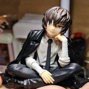 Bandai | New Bungo Stray Dogs Dazai Osamu Figurine Nakahara Chuuya Action Figures PVC Model Collection Noodle Stopper Birthday Gifts
