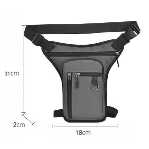 Motorcycle Bag Waterproof Motor Drop Waist Leg Bag Thigh Belt Bag Motorbike Saddle Side Bags Mobile Phone Purse Fanny Pack Bags