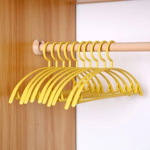 Japanese Style Thickened Thickened Plastic Clothes Hanger Non-Slip Shoulder Protection Invisible White Clothes Drying Hanger