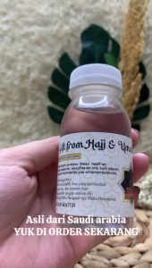 Waters Zamzam 80ml ORIGINAL 100% Tanpa Campuran Air Zam zam ASLI Mekah Air Zam-zam murni