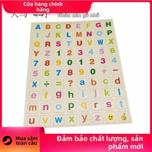 QUEZHOU | Đồ Chơi Học Bảng Chữ Cái Gỗ Từ Tính