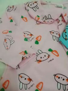 Piyama Bayi Perempuan baju lengan panjang celana panjang Usia 3 18 bulan motif Kelinci