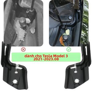 Tesla Model 3 Hộp Bảo Vệ Nước Cốp Trước Có Rãnh Dẫn Nước Chống Tắc Nghẽn Vỏ Bảo Vệ TPE Phụ Kiện Nội Thất Dành Cho Người Lái Bên Trái 2021-2023
