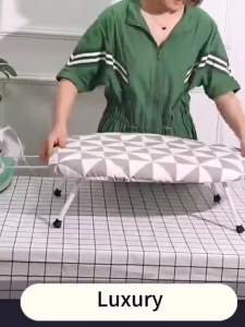 【Daily Suki Store】Foldable Desktop Ironing Board with Iron Rest | Portable Household Mini Ironing Board for Household & Dormitory