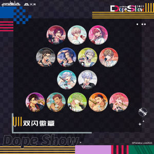 Aimoon Paradox Live Dope Show Series Double Flash Badge Biji Anime Cartoon Collectible Pendants Accessories for Teens