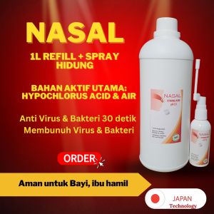 Nasal Spray Strong Acid Anosmia Flu Pilek Anti Virus Bakteri Japan Technology
