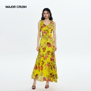 Summer Style Floral Print Sleeveless Dress